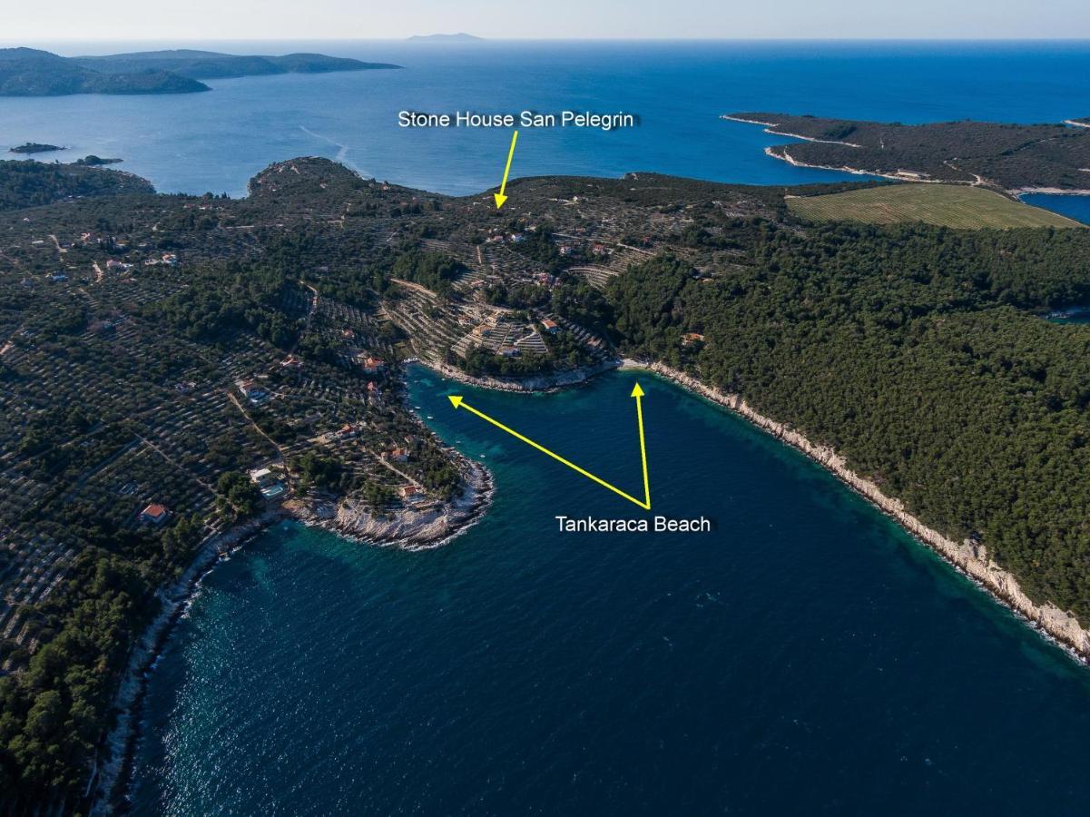 Stone House San Pelegrin Villa Vela Luka Kültér fotó